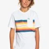 Deals 🛒 Quiksilver Print T-shirt - White 🔔 -Quiksilver shop 4a346140356e4518b2ac0674b7d64536