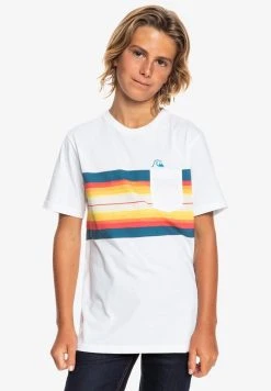 Deals π Quiksilver Print T-shirt - White π