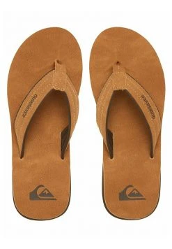 Top 10 🎉 Quiksilver CARVER - T-bar 🩴 Sandals - Beige 👍 -Quiksilver shop 4a6856f3671c4b62a649e91bf87cc2b7