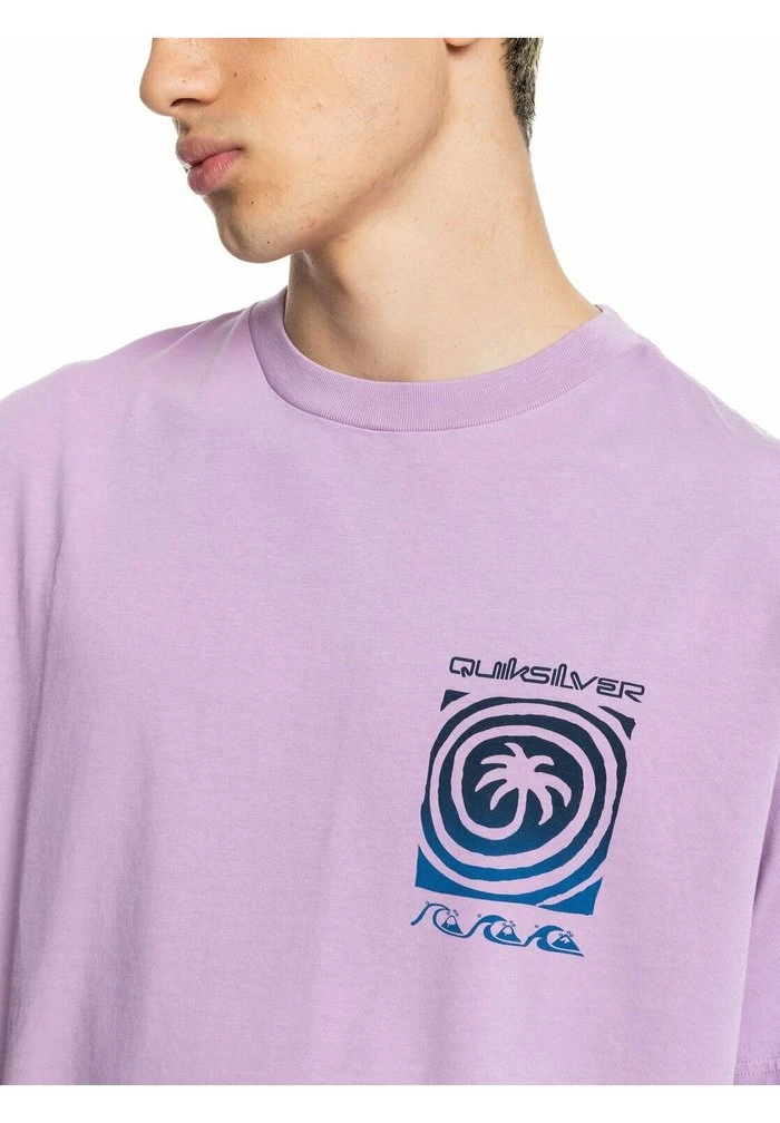Budget βοΈ Quiksilver Print T-shirt - Lavender π 5 Budget βοΈ Quiksilver Print T-shirt - Lavender π - Image 3