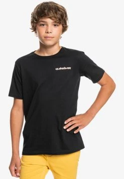 Best Sale ⌛ Quiksilver RIDE ON - Print T-shirt - Black 🎉