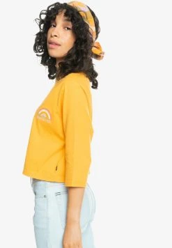 Coupon 😀 Quiksilver Print T-shirt - Saffron 🔥 -Quiksilver shop 4d114697c953446e851d912c674cc804