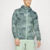 Outlet ✔️ Quiksilver SUM IT - Waterproof Jacket - Frosty Green Grids 🥰 -Quiksilver shop 4e28fe39b4234621893ffbf4f9843744