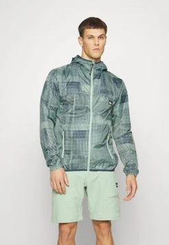 Outlet βοΈ Quiksilver SUM IT - Waterproof Jacket - Frosty Green Grids π₯°