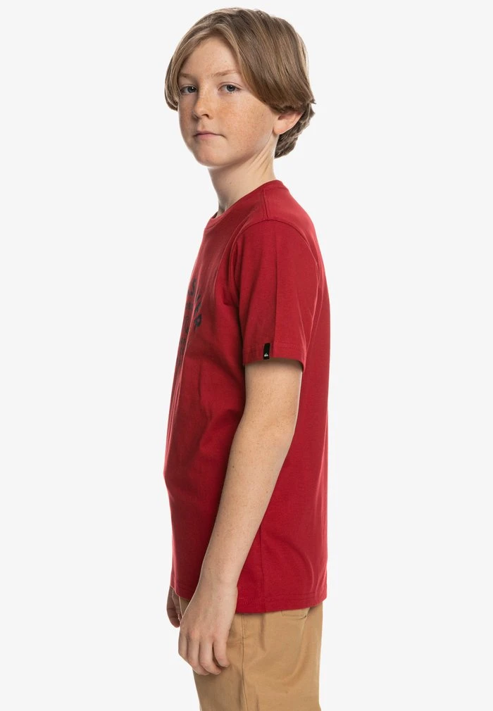 Discount π Quiksilver SCRIPT TALK FRT - Print T-shirt - Chili Pepper π 6 Discount π Quiksilver SCRIPT TALK FRT - Print T-shirt - Chili Pepper π - Image 4