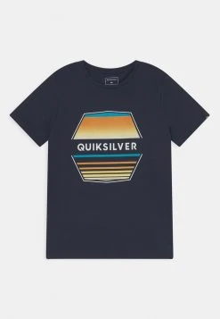 Deals βοΈ Quiksilver DRIFT AWAY FLAXTON YOUTH - Print T-shirt - Navy Blazer π