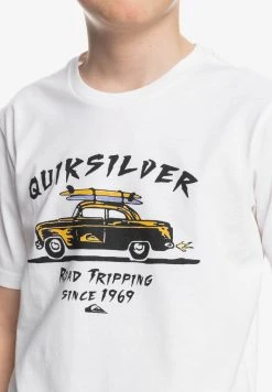 Coupon 👍 Quiksilver BEACH TRIPS SS YTH - Print T-shirt - White 🔥 -Quiksilver shop 4f7edbe733014a9fa976a10d345fd13c