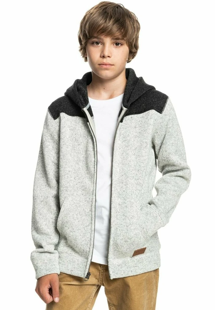 Flash Sale π Quiksilver Zip-up Sweatshirt - Light Grey Heather π 6 Flash Sale π Quiksilver Zip-up Sweatshirt - Light Grey Heather π - Image 4