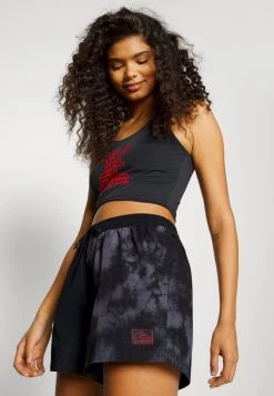 Discount 🔔 Quiksilver STRANGER THINGS UPSIDE DOWN VOLLEY - Shorts - Black ✔️ -Quiksilver shop 5165bded33804ba4999bfa93a976959b