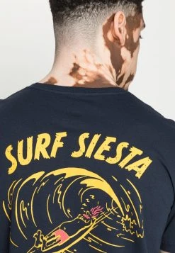 Deals 😉 Quiksilver SURF SIESTA - Print T-shirt - Navy Blazer ✔️ -Quiksilver shop 51ec25e1455740b4a3b4ab02933c198d