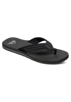 Wholesale 👏 Quiksilver CARVER - T-bar 🩴 Sandals - Solid Black 🤩 -Quiksilver shop 5252404dc76e4de6992ed93655c46e2a