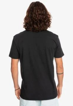 Best Pirce 💯 Quiksilver OMNI FONT - Print T-shirt - Black 😉 -Quiksilver shop 52eca29b2ca24d81ba4d9fc002382d7c