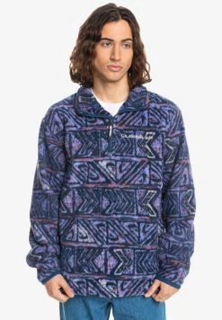Outlet ⌛ Quiksilver CLEAN COASTS PRINT - Fleece Jumper - Dusty Orchid Heritageo 🎁