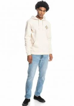 Promo 👏 Quiksilver Hoodie - Oatmeal 👍 -Quiksilver shop 5351b4ad41894b1a9077feac086772f4