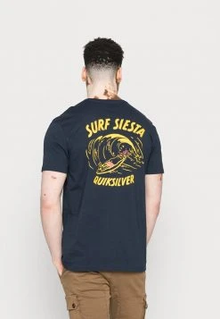 Deals 😉 Quiksilver SURF SIESTA - Print T-shirt - Navy Blazer ✔️