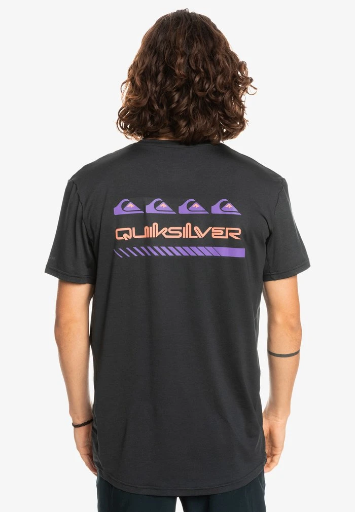 Budget π Quiksilver Print T-shirt - Black Heather π 3 Budget π Quiksilver Print T-shirt - Black Heather π