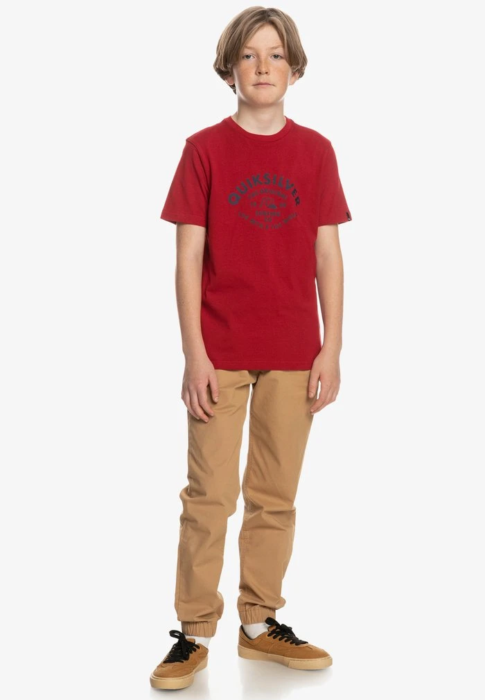 Discount π Quiksilver SCRIPT TALK FRT - Print T-shirt - Chili Pepper π 3 Discount π Quiksilver SCRIPT TALK FRT - Print T-shirt - Chili Pepper π