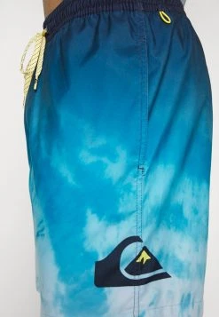 New 👍 Quiksilver EVERYDAY FADED LOGO VOLLEY - Swimming Shorts - Blackk/blue/multi 😍 -Quiksilver shop 5876a48b09744cf69570c5929d4c8d35