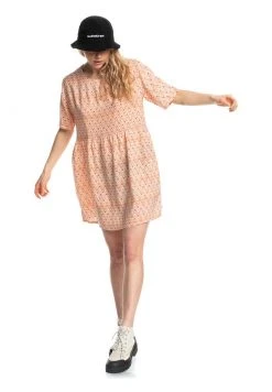 Coupon 🔔 Quiksilver COSMIC RIPPLE -EQWWD - Day 👗 Dress - Cosmic Ripples Bleached Mauve 🧨