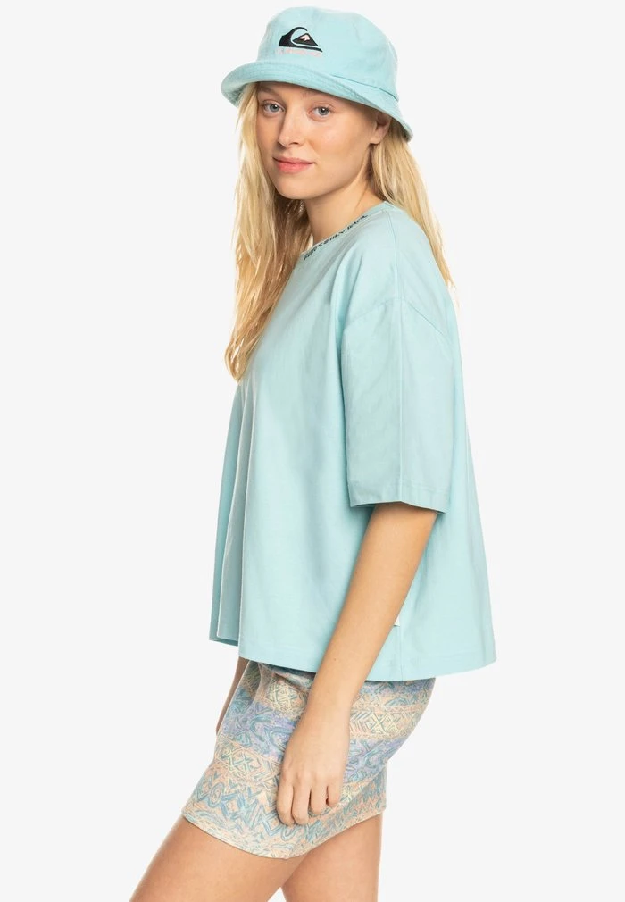 Budget π Quiksilver MANCHES COURTES - Basic T-shirt - Pool π 6 Budget π Quiksilver MANCHES COURTES - Basic T-shirt - Pool π - Image 4