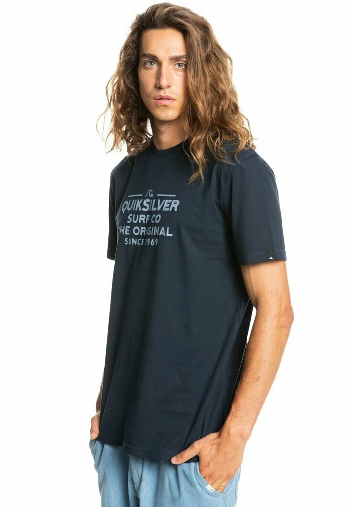 Best Pirce 𧨠Quiksilver FEEDING LINE MANCHES COURTES - Print T-shirt - Navy Blazer π 6 Best Pirce 𧨠Quiksilver FEEDING LINE MANCHES COURTES - Print T-shirt - Navy Blazer π - Image 4