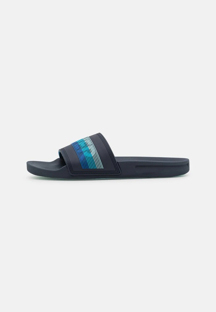 Budget π Quiksilver RIVI WORDMARK SLIDE - Mules - Blue π 3 Budget π Quiksilver RIVI WORDMARK SLIDE - Mules - Blue π