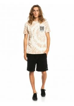 Best deal 🔔 Quiksilver PEACEFUL LIFE - Print T-shirt - Almond Cream 🧨 -Quiksilver shop 618332423e9a48ceb915f2b15ed75722