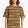 Coupon 🌟 Quiksilver PATIOS - Print T-shirt - Brown Sugar Patio Ss ⭐