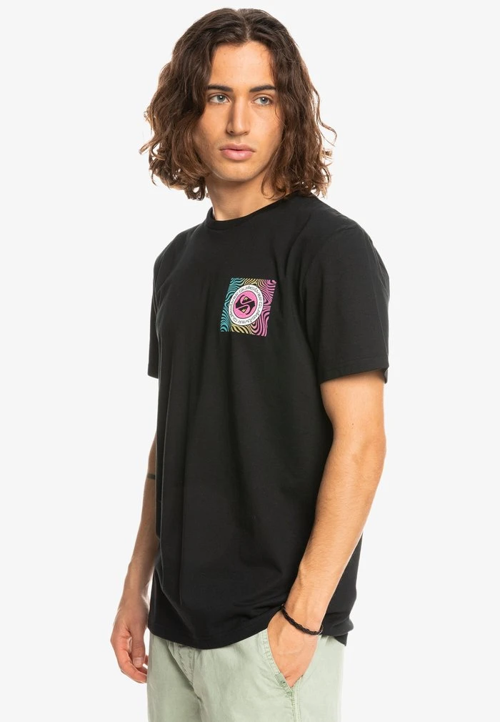 Cheap π₯ Quiksilver SHADOW GROOVE - Print T-shirt - Black π 6 Cheap π₯ Quiksilver SHADOW GROOVE - Print T-shirt - Black π - Image 4