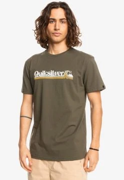 Deals 🔔 Quiksilver ALL LINED UP SS - Print T-shirt - Grape Leaf 👏