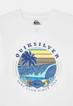 Flash Sale ⌛ Quiksilver SURF CLUB - Print T-shirt - White 😀 -Quiksilver shop 67234e99cba04024851a658e140ca8a9
