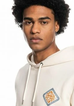Promo 👏 Quiksilver Hoodie - Oatmeal 👍 -Quiksilver shop 679153ccee784f85859f5cdb2c76b2d5