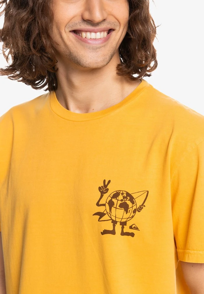 Buy ✨ Quiksilver HIDDEN MESSAGE - Print T-shirt - Golden Rod ⌛ 7 Buy ✨ Quiksilver HIDDEN MESSAGE - Print T-shirt - Golden Rod ⌛ - Image 5