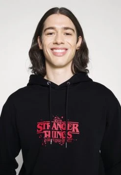 Hot Sale 🤩 Quiksilver STRANGER THINGS OFFICIAL LOGO - Hoodie - Black ✔️ -Quiksilver shop 6ae0f8b7b57a4a2580868798b9ed7993
