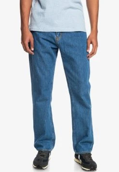 Wholesale ⌛ Quiksilver BAGGY NINETIES WASH - Straight Leg 👖 Jeans - Ashley Blue 😀