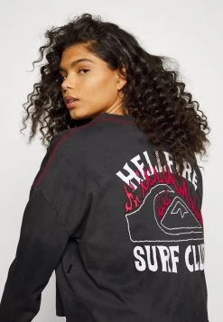 Wholesale 🎁 Quiksilver STRANGER THINGS 86 OVERSIZED - Long Sleeved Top - Black 😉 -Quiksilver shop 6d766f29265d46d784d4792c52aa5fcc