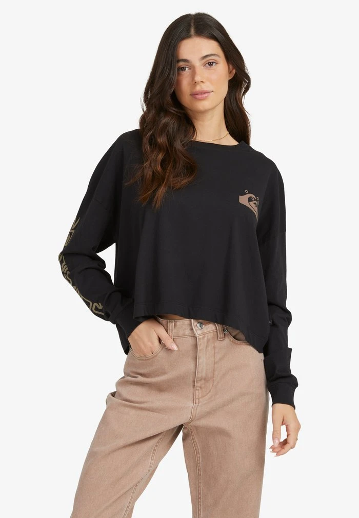 Cheap ✔️ Quiksilver Long Sleeved Top - Black ⌛ 3 Cheap ✔️ Quiksilver Long Sleeved Top - Black ⌛