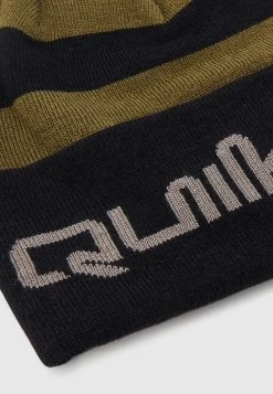 Cheap 🥰 Quiksilver PANWAFFLE UNISEX - Beanie - Black ⭐ -Quiksilver shop 70a49192855146b592cb208210347942