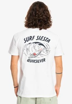 Outlet β¨ Quiksilver SURF SIESTA - Print T-shirt - White β¨