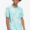 Flash Sale 👏 Quiksilver POP TROPIC - 👚 Shirt - Blue Pop Tropic ✨ -Quiksilver shop 76dd2921cb4a4d9eab337db5c00385e0