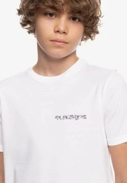 Best Pirce 💯 Quiksilver SPIRALLING SS YTH - Print T-shirt - White ✨ -Quiksilver shop 78d1f1095c5849f8a131d05df9814809