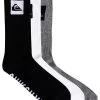 Best reviews of ❤️ Quiksilver 3 PACK - 🧦 Socks - Assorted 🌟 -Quiksilver shop 7a8d6270eeb34eadb9bec999a5614406