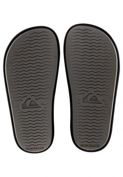 Wholesale 👍 Quiksilver RIVI - Pool Slides - Black Grey Black 🥰 -Quiksilver shop 7cc0ad1705ec4e189fe03e041adac26d