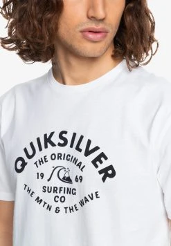 Wholesale ✨ Quiksilver SCRIPT - Print T-shirt - White ✨ -Quiksilver shop 7ea4dab763be4e708db540e822c05a6f