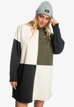 Brand new ✔️ Quiksilver WEEKENDER - Jersey 👗 Dress - Tarmac 😀