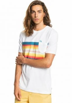 Deals 🛒 Quiksilver RESIN TINT - Print T-shirt - White ✔️ -Quiksilver shop 7ef3cb35bf8f413a997e9d532d8fee41