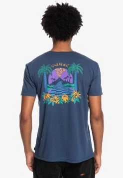 Best deal π Quiksilver LITTLE PARADISE SS - Print T-shirt - Insignia Blue π₯