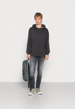 Cheap ✔️ Quiksilver TAPED HOODIE - Hoodie - Tarmac 🔥 -Quiksilver shop 80279e87554c436993714accd5307272