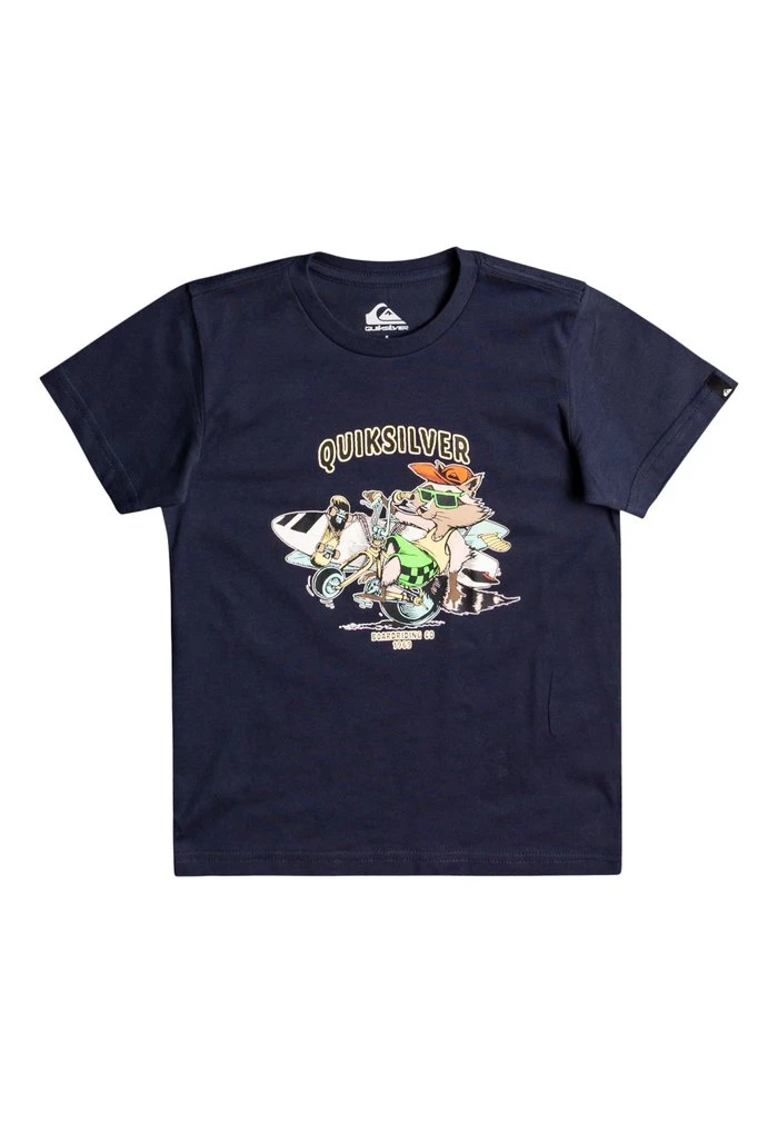 Promo π― Quiksilver RACOON STYLE - Print T-shirt - Navy Blazer π 3 Promo π― Quiksilver RACOON STYLE - Print T-shirt - Navy Blazer π