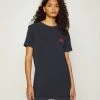 Flash Sale 🛒 Quiksilver STRANGER THINGS UPSIDE DOWN TEE 👗 DRESS - Jersey 👗 DRESS - Black 😉 -Quiksilver shop 80f916e8531e45cc86521b31071a14c8